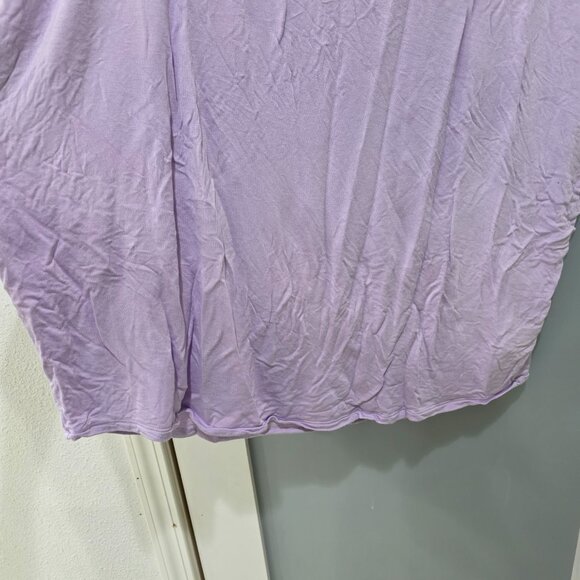 Buffalo David Bitton XXL Lavender Dolman Sleeve T-Shirt Loose Fit Cozy Tee - Picture 6 of 7
